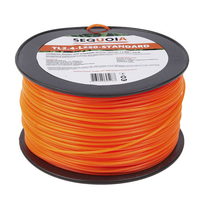 Волосінь кругла в бухті SEQUOIA 2.4 мм 250 м TL2.4-L250-Standard