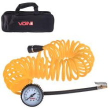Шланг повітряний VOIN VP-104 7.5м з манометром