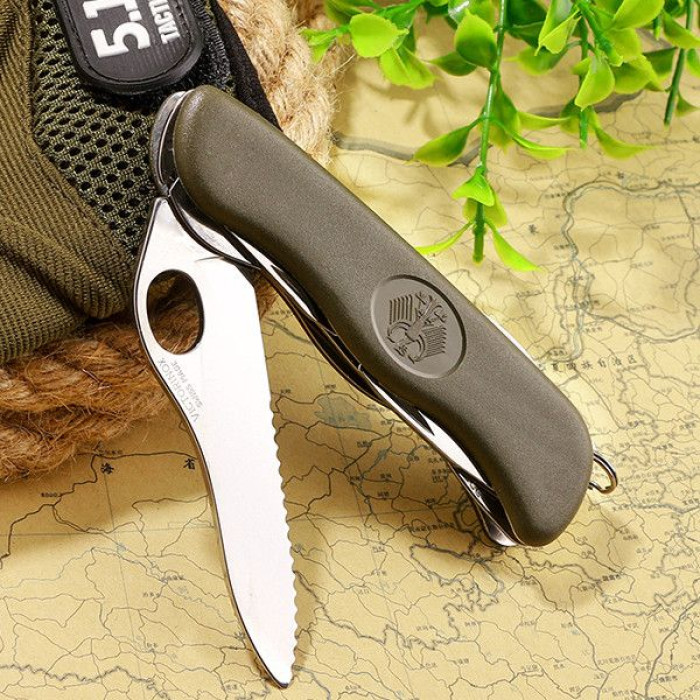 Складаний ніж Victorinox Military One Hand 0.8461.MW4DE Vx08461.MW4DE - зображення 4