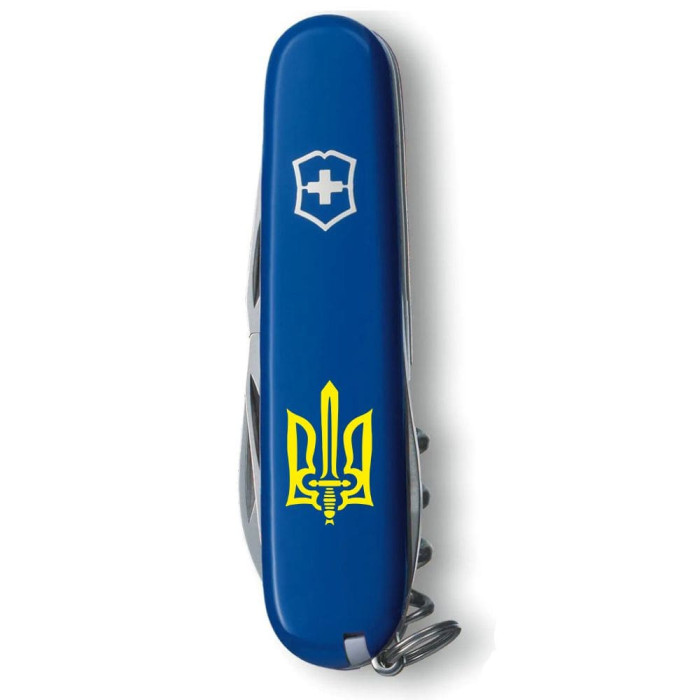 Складной нож Victorinox Spartan Ukraine Трезубец ОУН жёлтый 1.3603.2_T0308u Vx13603.2_T0308u - изображение 2