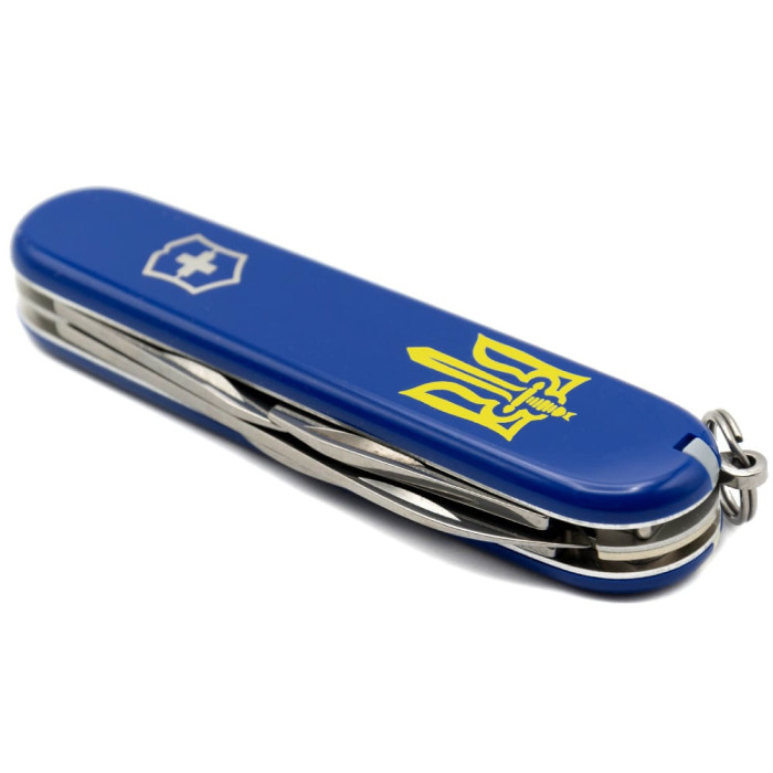 Складной нож Victorinox Spartan Ukraine Трезубец ОУН жёлтый 1.3603.2_T0308u Vx13603.2_T0308u - изображение 3