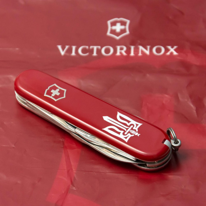 Складной нож Victorinox Spartan Ukraine Тризубец ОУН Vx13603_T0300u - изображение 6
