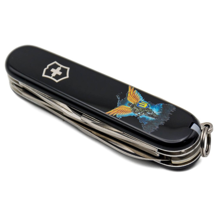 Складаний ніж Victorinox Climber Ukraine Янгол ЗСУ 1.3703.3_T1061u Vx13703.3_T1061u - зображення 5