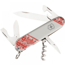 Складной нож Victorinox Climber Ukraine Красная вышиванка Vx13703.7_T0051r