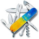 Складной нож Victorinox Climber Ukraine Жёлто-синий рисунок 1.3703.7.T3100p Vx13703.7_T3100p