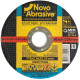Круг відрізний по металу NovoAbrasive 41 14А 115х22.23х2 мм WM11520