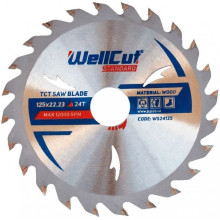 Диск пильный по дереву WellCut Standard 125х22.23х24 WS24125
