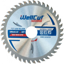 Диск пильный по дереву WellCut Standard 125х22.23х40 WS40125