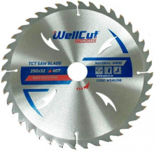 Диск пильный по дереву WellCut Standard 250х32х40 WS40250