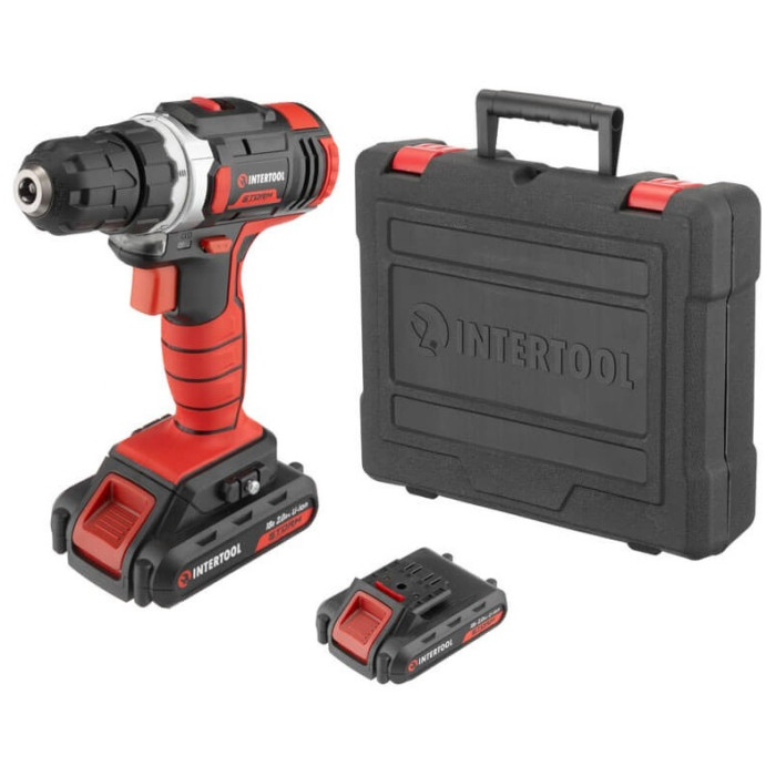 Дрель-шуруповерт аккумуляторная INTERTOOL WT-0314