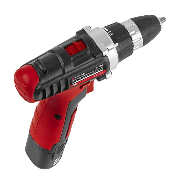 Дрель-шуруповёрт аккумуляторная INTERTOOL WT-0321 - изображение 8