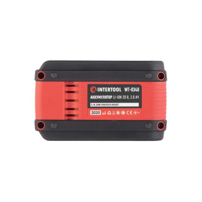 Аккумулятор INTERTOOL Li-Ion 20 В 2 Ач WT-0340 - изображение 5