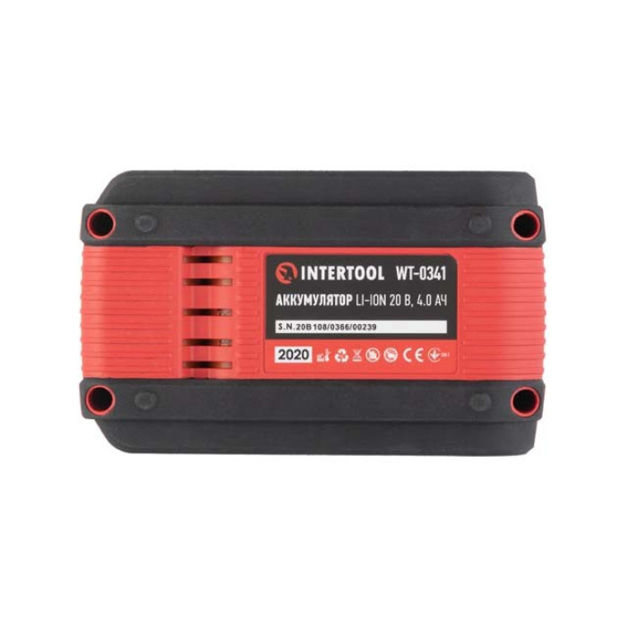 Аккумулятор INTERTOOL Li-Ion 20 В 4 Ач WT-0341 - изображение 5