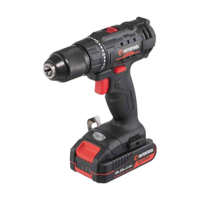 Дрель-шуруповёрт аккумуляторная INTERTOOL WT-0350 - изображение 2