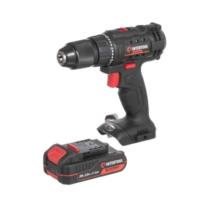 Дрель-шуруповёрт аккумуляторная INTERTOOL WT-0350 - изображение 6
