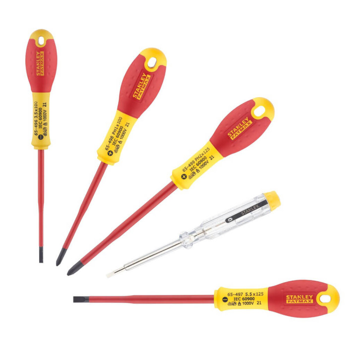 Набор отвёрток диэлектрических 5 шт STANLEY FatMax VDE 1000V XTHT0-62692