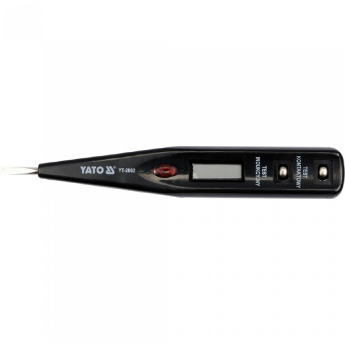 Тестер напряжения цифровой Yato 12-250V LCD - изображение 2