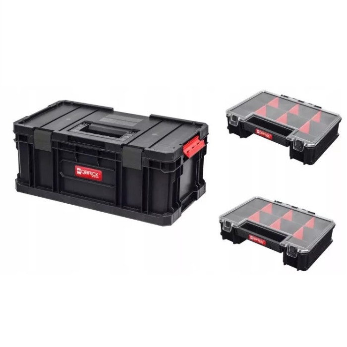 Ящик для інструментів QBRICK SYSTEM Two Toolbox Plus + 2 органайзера Multi Z252771PG002