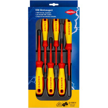 Набір викруток діелектричних тонких VDE 6 шт KNIPEX 00 20 12 V04