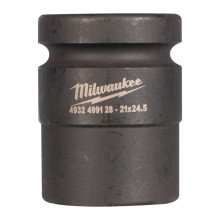 Головка ударная для ж/д креплений Milwaukee Shockwave 21х24.5 мм 1" 4932499128