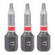 Биты ударные 3 шт Milwaukee Shockwave TX BO7 25 мм 4932500369