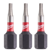 Биты ударные 3 шт Milwaukee Shockwave TX BO8 25 мм 4932500370