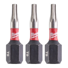 Биты ударные 3 шт Milwaukee Shockwave TX BO9 25 мм 4932500371
