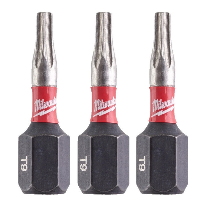 Биты ударные 3 шт Milwaukee Shockwave TX BO9 25 мм 4932500371