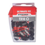 Биты ударные 25 шт Milwaukee Shockwave T10 25 мм 4932500398