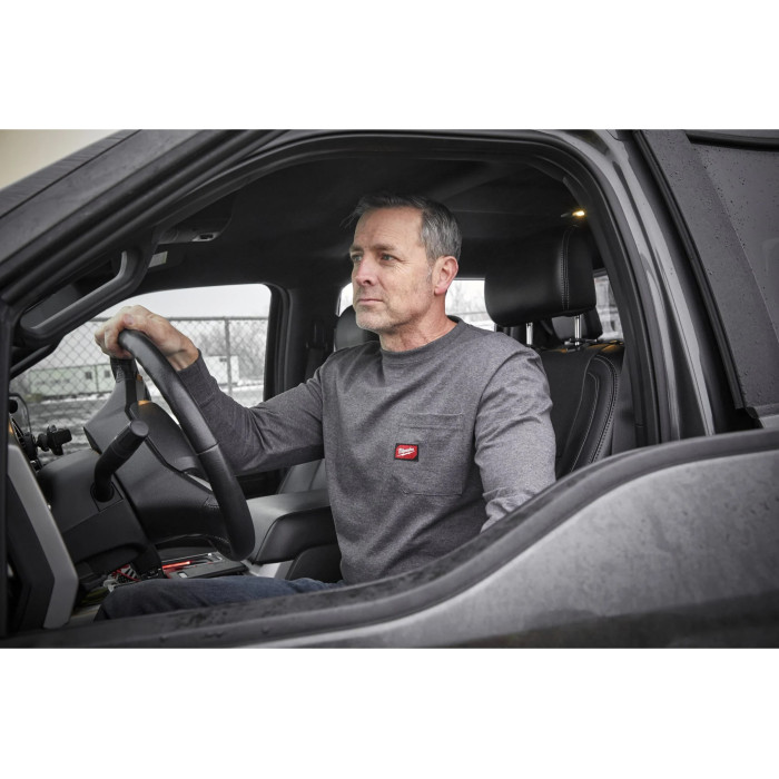 Футболка с карманом и длинным рукавом Milwaukee WTLSG-M 4933478238 - изображение 4
