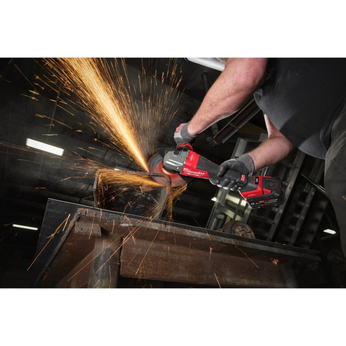 Угловая шлифмашина аккумуляторная Milwaukee M18 FHSAGO180VXPDB2-0X 4933498942 без АКБ - изображение 5