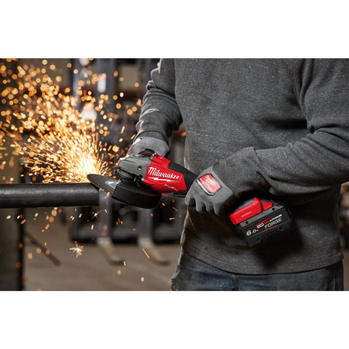 Угловая шлифмашина аккумуляторная Milwaukee M18 FHSAGO180VXPDB2-0X 4933498942 без АКБ - изображение 7