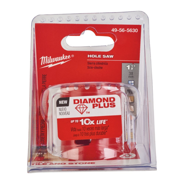 Коронка алмазна по кераміці Milwaukee Diamond Plus 38 мм 5/8