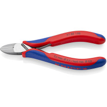 Кусачки бокові для електроніки поліровані KNIPEX 130 мм 77 02 130