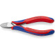Боковые кусачки для электроники полированные KNIPEX 130 мм 77 02 130
