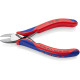 Боковые кусачки для электроники полированные KNIPEX 130 мм 77 02 130 - изображение 2