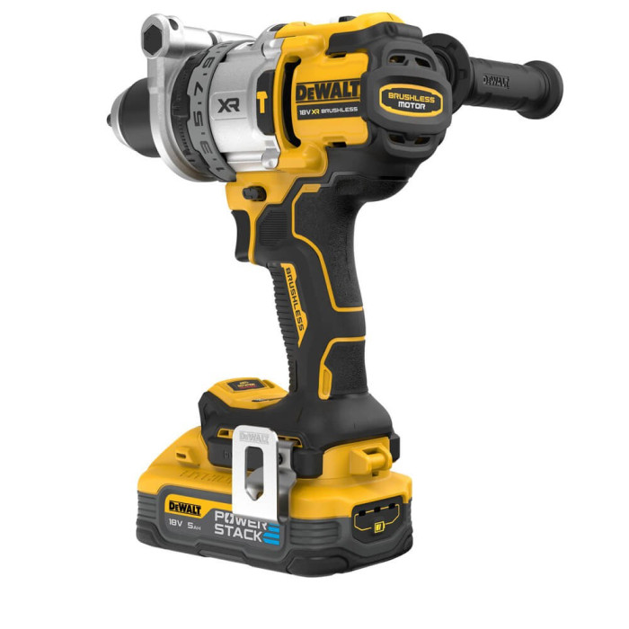 Дриль-шуруповерт ударний акумуляторний DeWALT DCD1007H2T - зображення 6