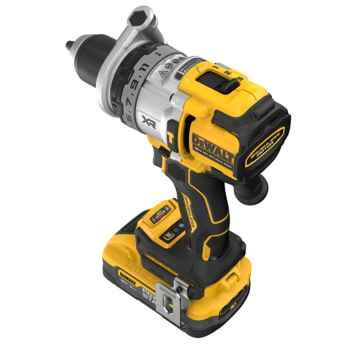 Дриль-шуруповерт ударний акумуляторний DeWALT DCD1007H2T - зображення 7