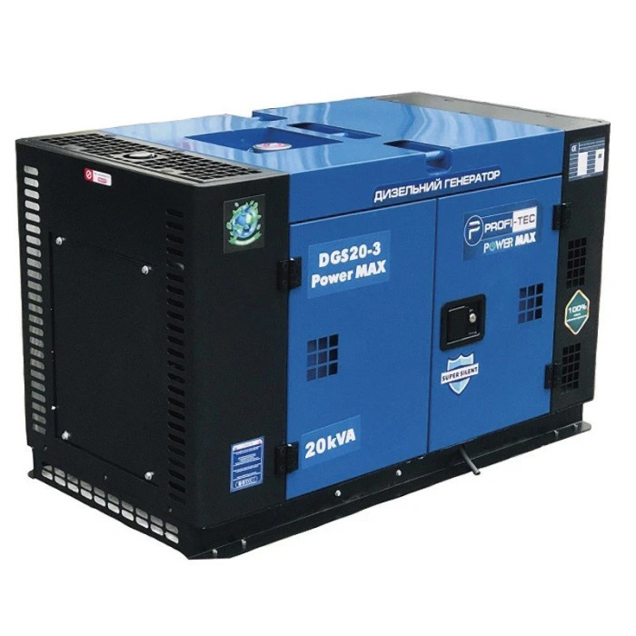 Генератор дизельный PROFI-TEC Power MAX DGS-20-3